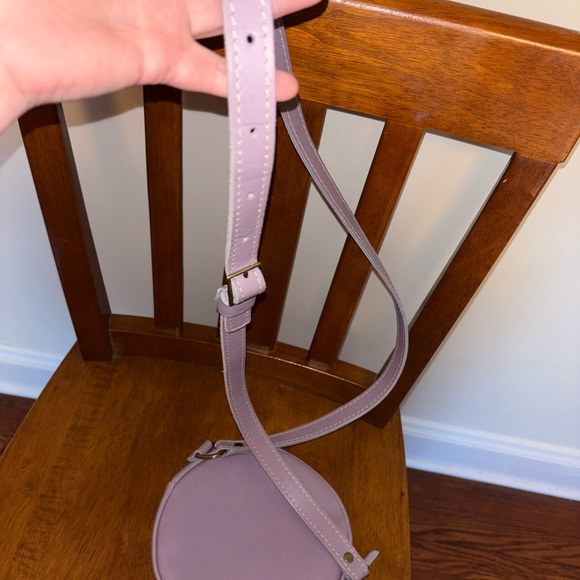 Portland Leather Goods Small Circle Crossbody Bag - Picture 6 of 9